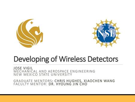 Developing of Wireless Detectors