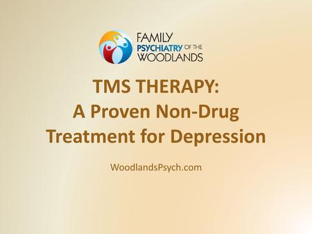 A Proven Non-Drug Treatment for Depression