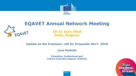 EQAVET Annual Network Meeting