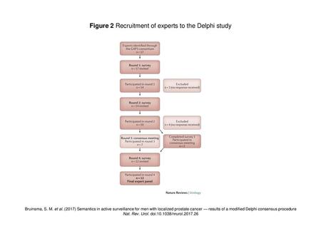 Figure 2 Recruitment of experts to the Delphi study