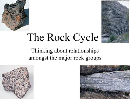 Thinking about relationships amongst the major rock groups