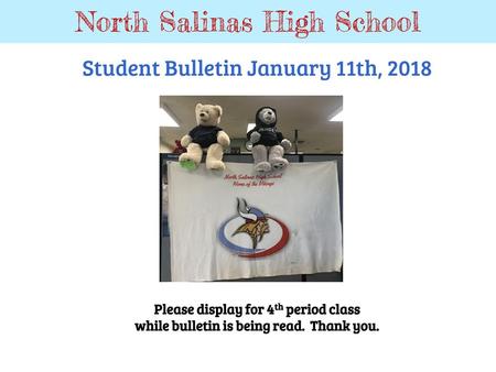 North Salinas High School