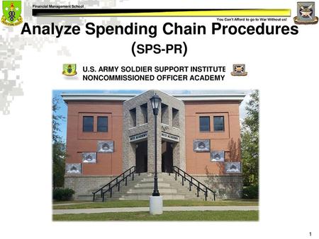 Analyze Spending Chain Procedures (SPS-PR)