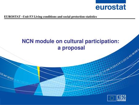 NCN module on cultural participation: