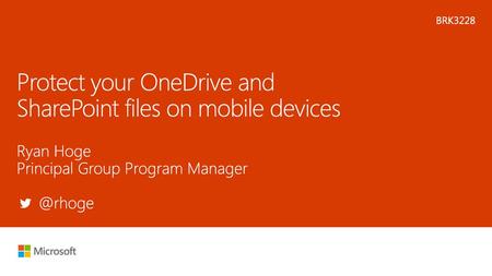 Protect your OneDrive and SharePoint files on mobile devices
