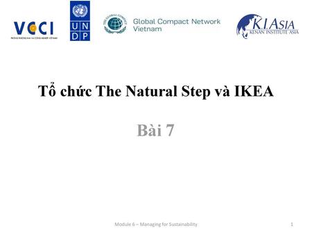 Tổ chức The Natural Step và IKEA