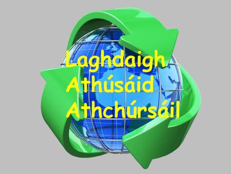 Laghdaigh Athúsáid Athchúrsáil.
