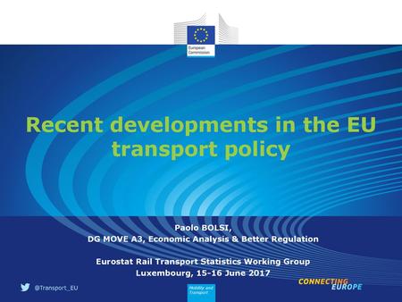 Rail economics policy and regulation in europe