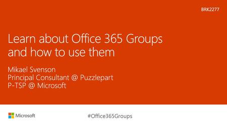 Learn about Office 365 Groups and how to use them
