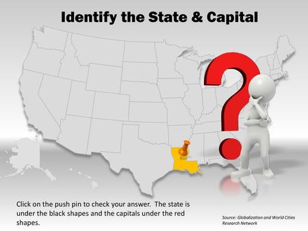 Identify the State & Capital