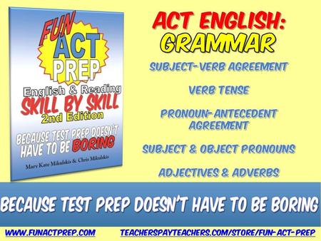 ACT English:.