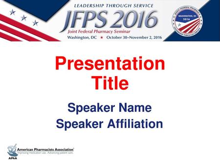 Speaker Name Speaker Affiliation