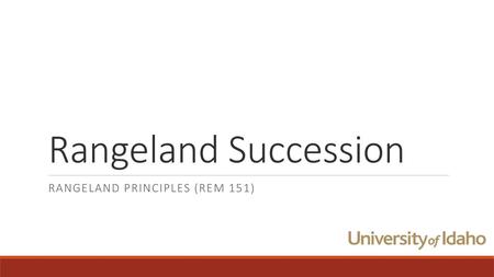 Rangeland Principles (Rem 151)