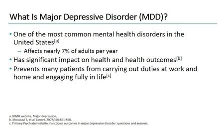 What Is Major Depressive Disorder (MDD)?