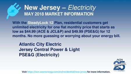 New Jersey – Electricity