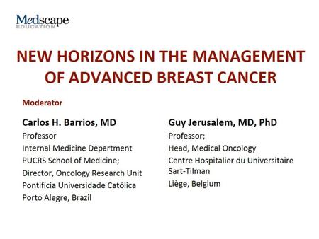 New Horizons in the Management of Advanced Breast Cancer
