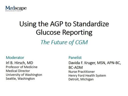 Using the AGP to Standardize Glucose Reporting