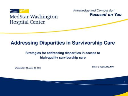 Addressing Disparities in Survivorship Care