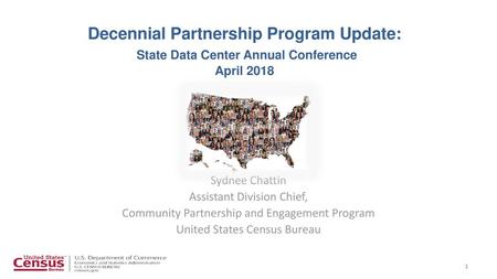 Decennial Partnership Program Update: