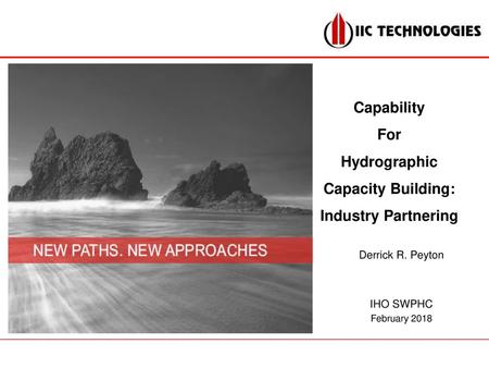 Capability For Hydrographic Capacity Building: Industry Partnering