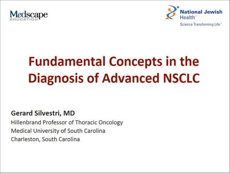 Fundamental Concepts in the Diagnosis of Advanced NSCLC