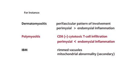 Dermatomyositis perifascicular pattern of involvement
