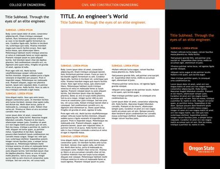 TITLE. An engineer’s World
