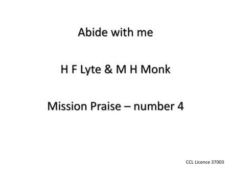 Mission Praise – number 4