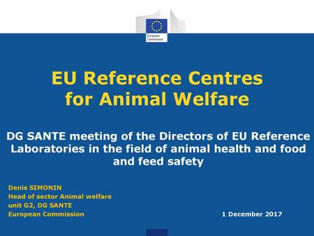 EU Reference Centres for Animal Welfare
