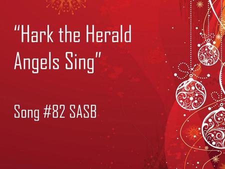 “Hark the Herald Angels Sing”