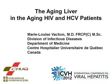 The Aging Liver in the Aging HIV and HCV Patients