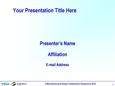 Your Presentation Title Here