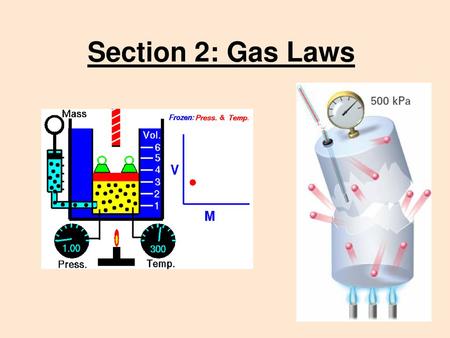 Section 2: Gas Laws.