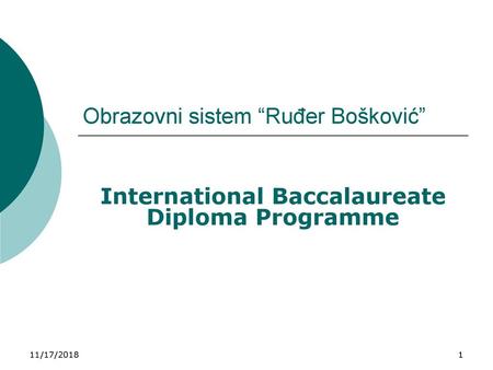 Obrazovni sistem “Ruđer Bošković”