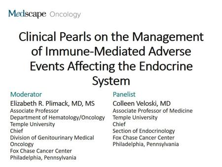 Introduction. Clinical Pearls on the Management of Immune-Mediated Adverse Events Affecting the Endocrine System.