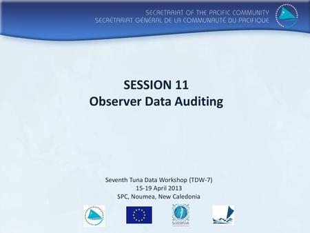 SESSION 11 Observer Data Auditing
