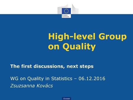High-level Group on Quality