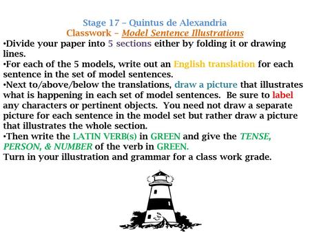 Stage 17 – Quintus de Alexandria