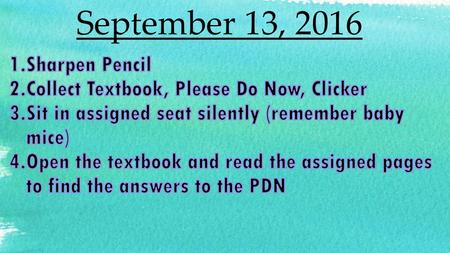 September 13, 2016 Sharpen Pencil