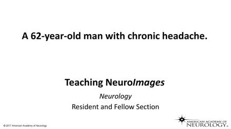 Neurology Resident and Fellow Section