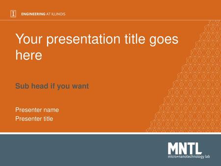 Your presentation title goes here