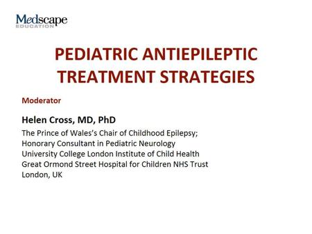 Pediatric Antiepileptic Treatment Strategies