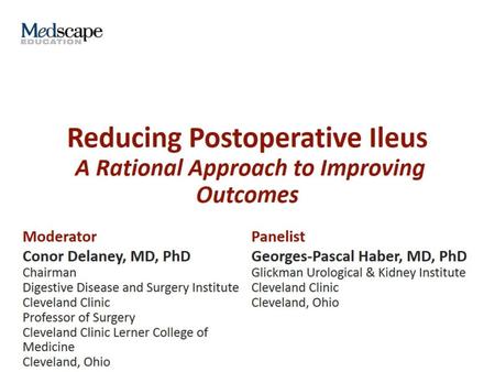 Reducing Postoperative Ileus