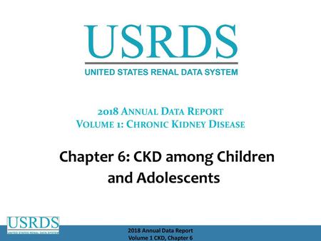 Chapter 6: CKD among Children and Adolescents