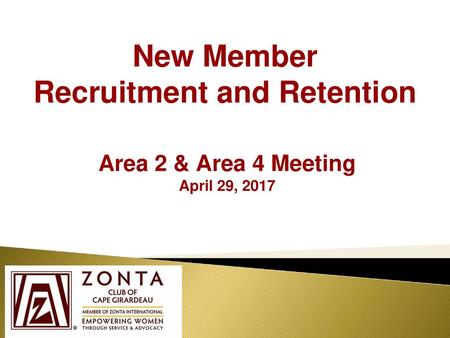 New Member Recruitment and Retention