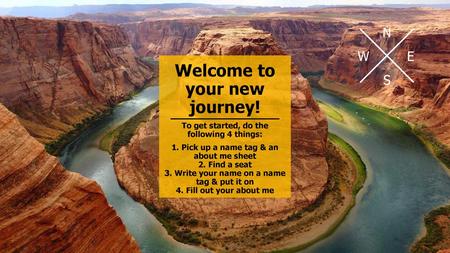 Welcome to your new journey!