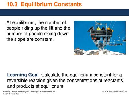 10.3 Equilibrium Constants