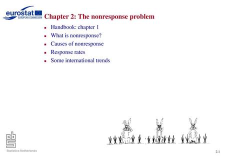 Chapter 2: The nonresponse problem