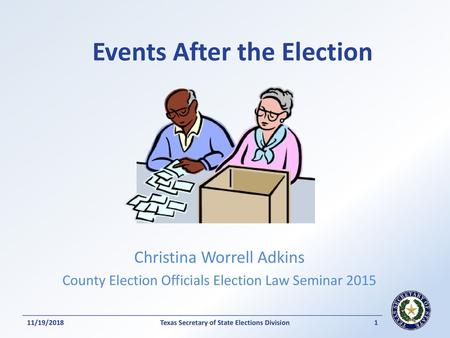 Events After the Election