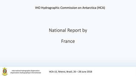 National Report by France